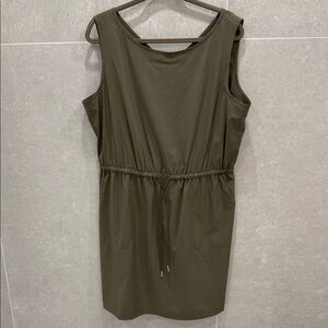 Calvin Klein Olive Green Mini Dress